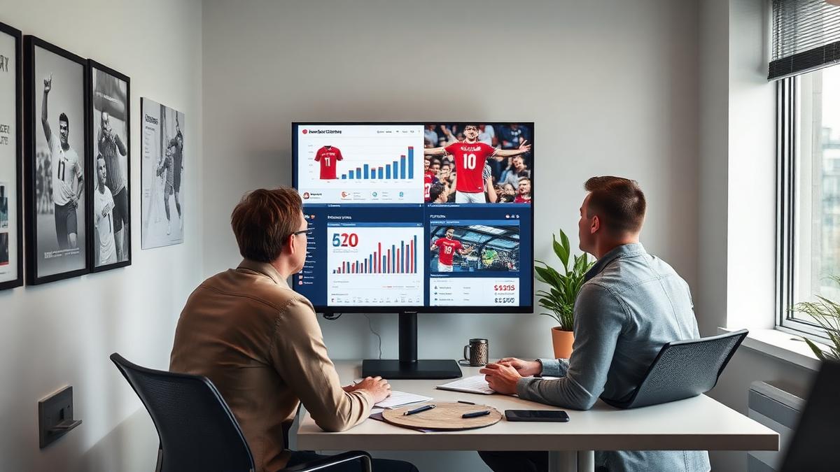 Publicidad en equipos deportivos generando visibilidad en un partido local